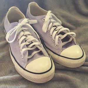 Lavender Converse Chuck Taylor Low-Top Sneakers